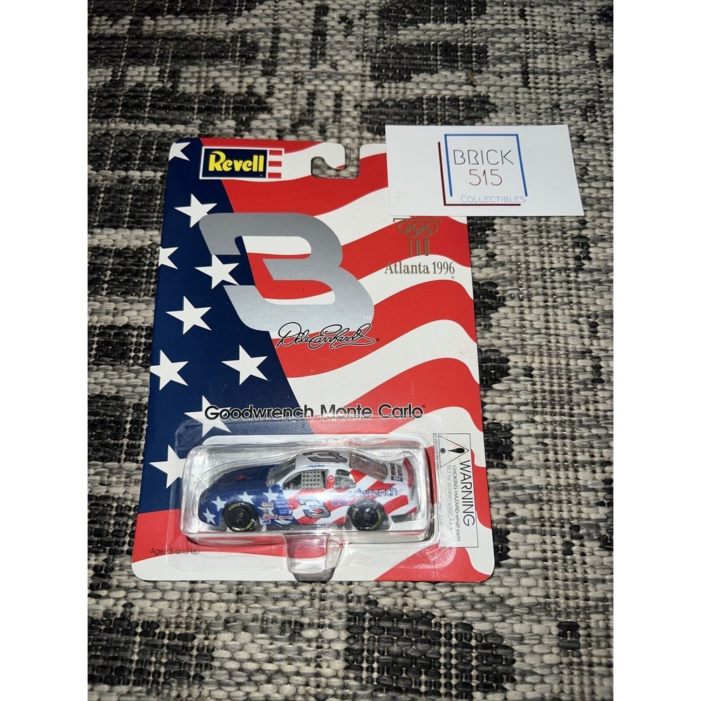Revell #3 Atlanta Olympics 1996 Chevy Monte Carlo Box 1:64 Diecast Car Earnhardt